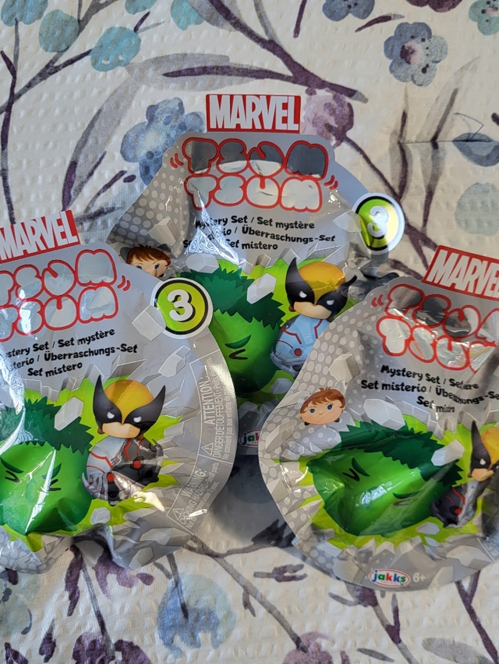 Marvel Tsum Tsum Mystery Figure Pack Series 3 Lot Of 3 NEW
